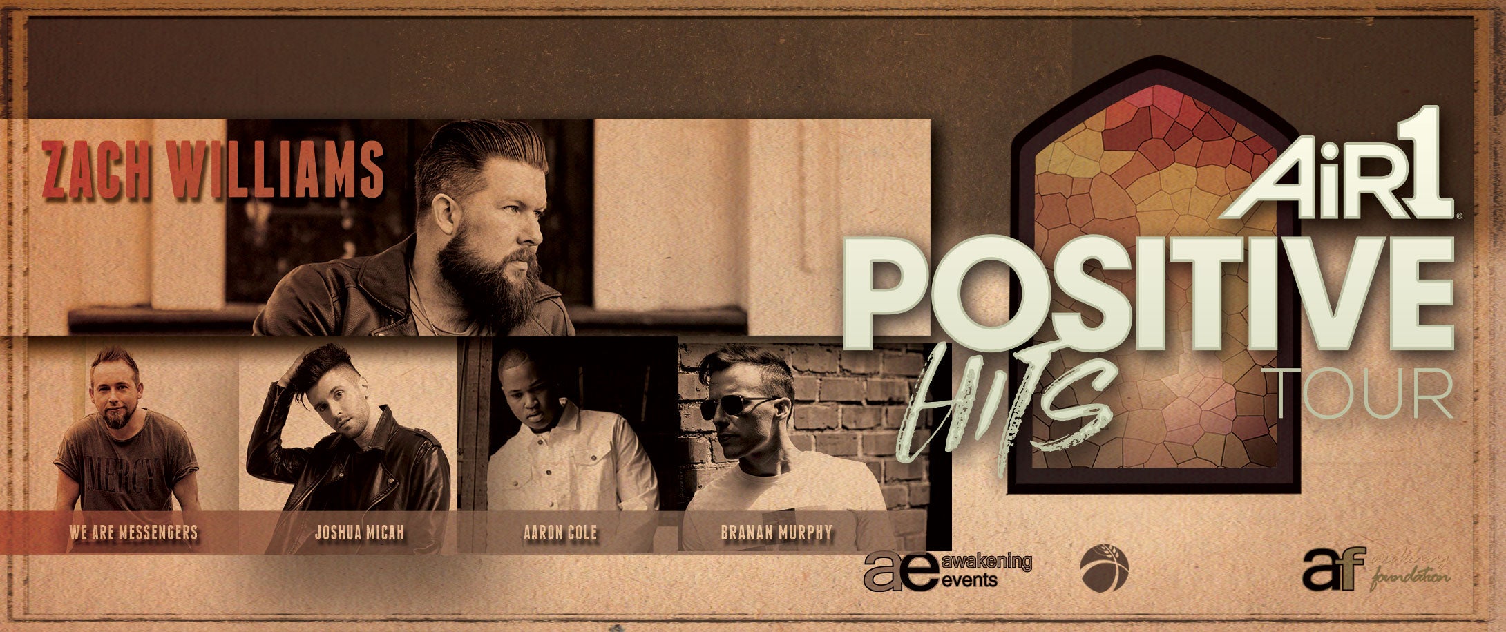 Air1 Positive Hits Tour Featuring: Zach Williams