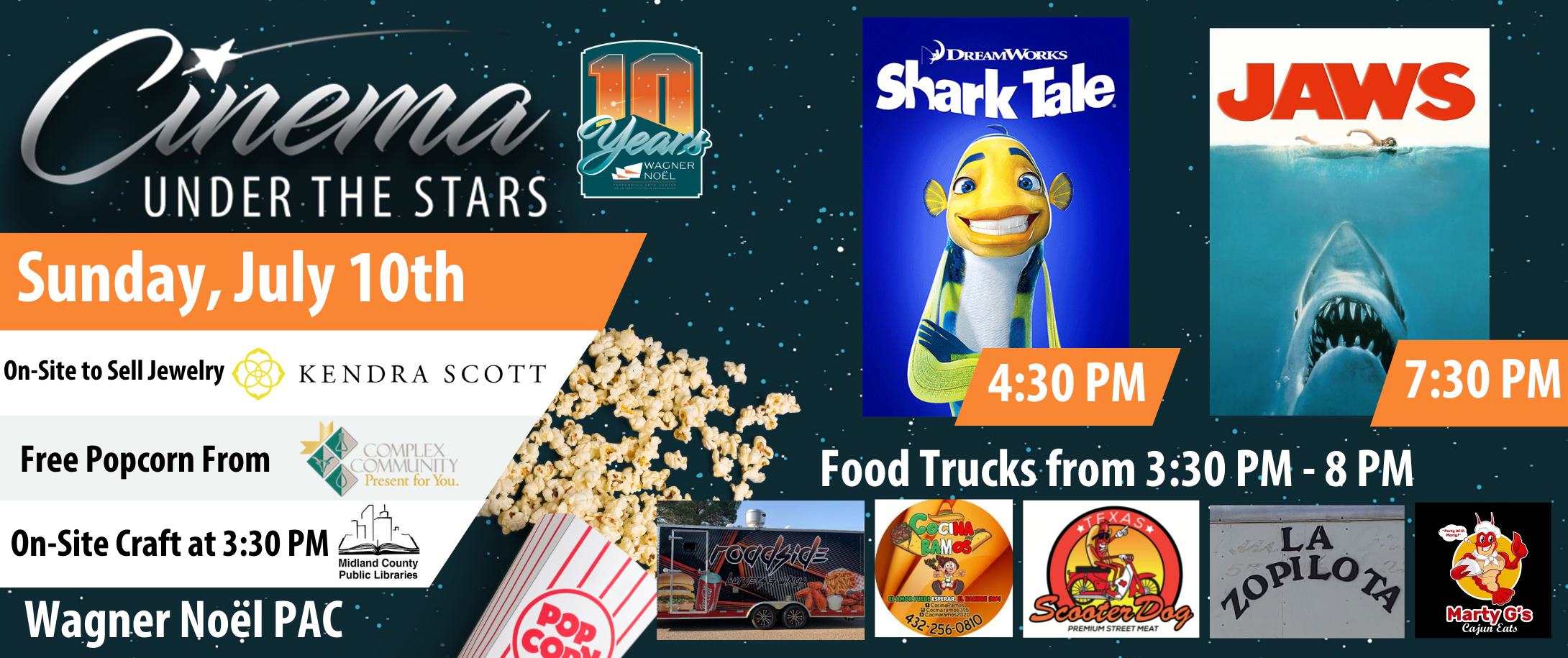FREE Cinema Under the Stars - Ocean Themed