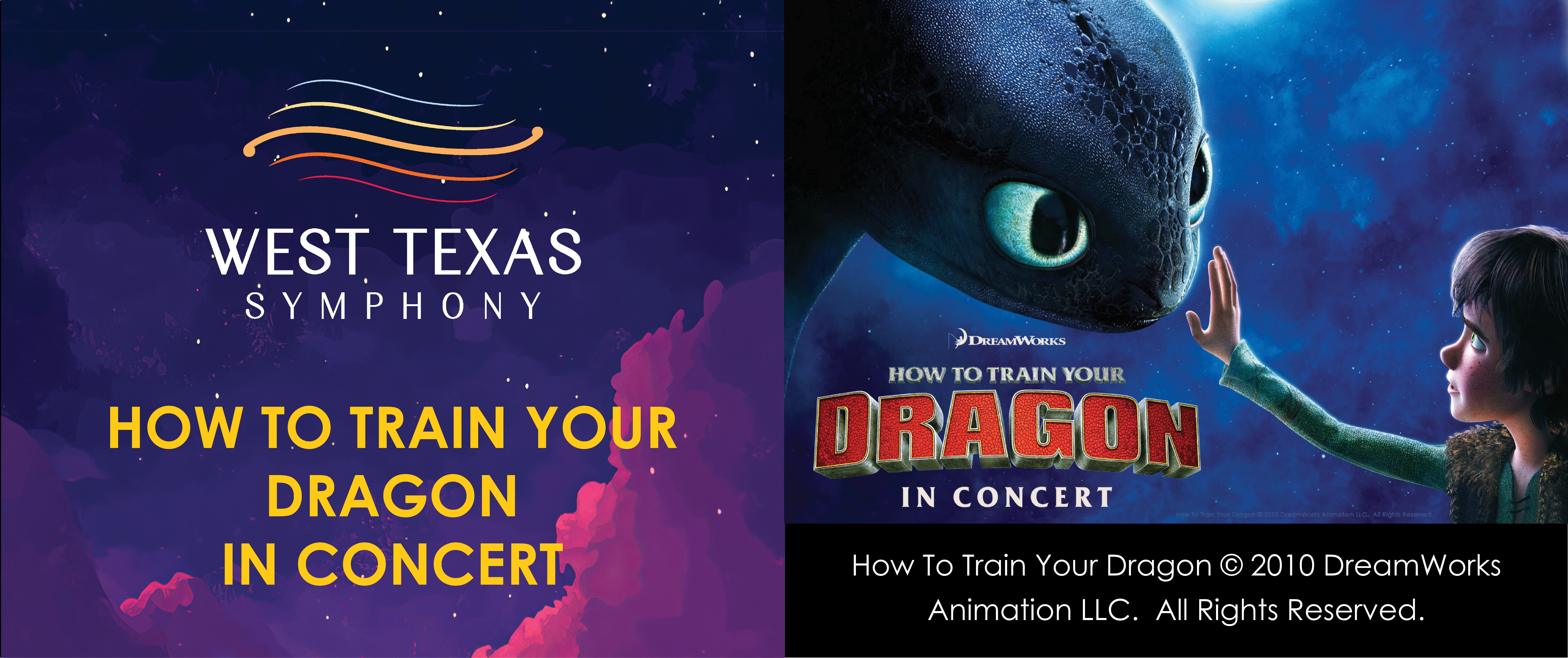 West Texas Symphony - How to Train Your Dragon in Concert