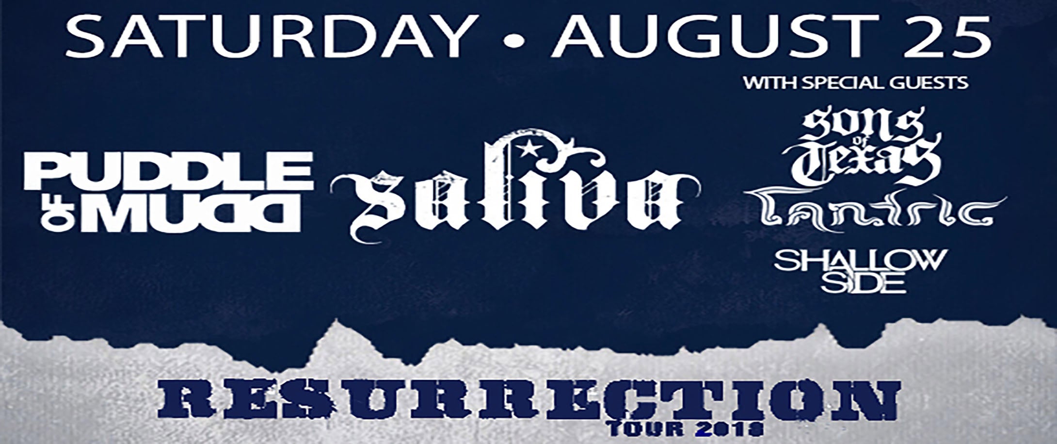 Resurrection Tour 2018: Puddle of Mudd and Saliva