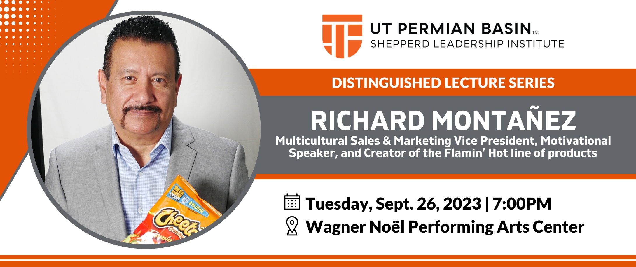 Distinguished Lecture Series - Richard Montañez FREE ADMISSION