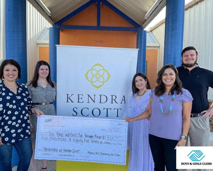 More Info for Wagner Noël PAC Partners with Midland Kendra Scott Store to Give Back $585 to the Boys & Girls Clubs of the Permian Basin